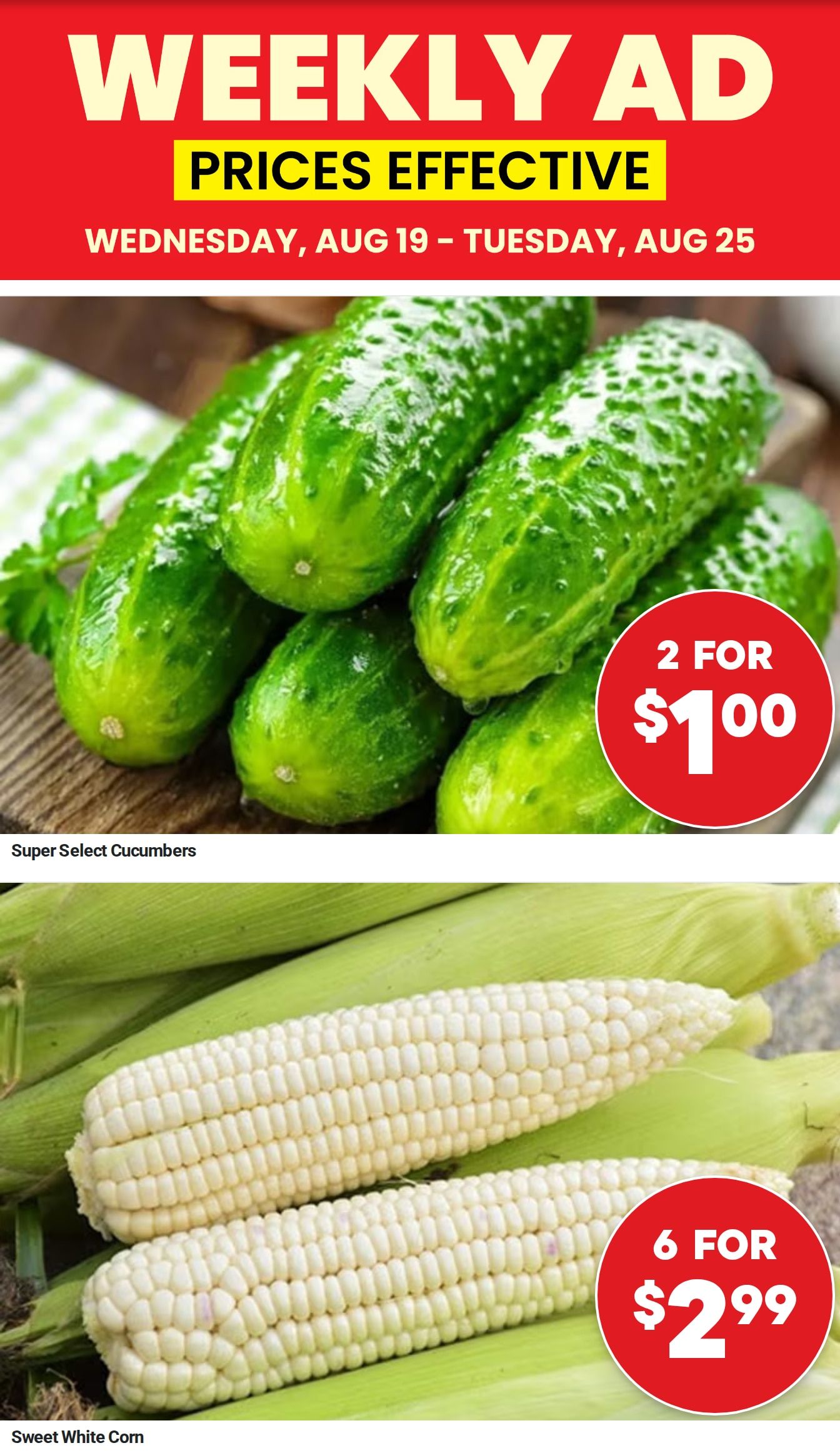 Harvest Fare (5708 Wabash Ave, Baltimore, MD) Weekly Ad August 19 - 25, 2026