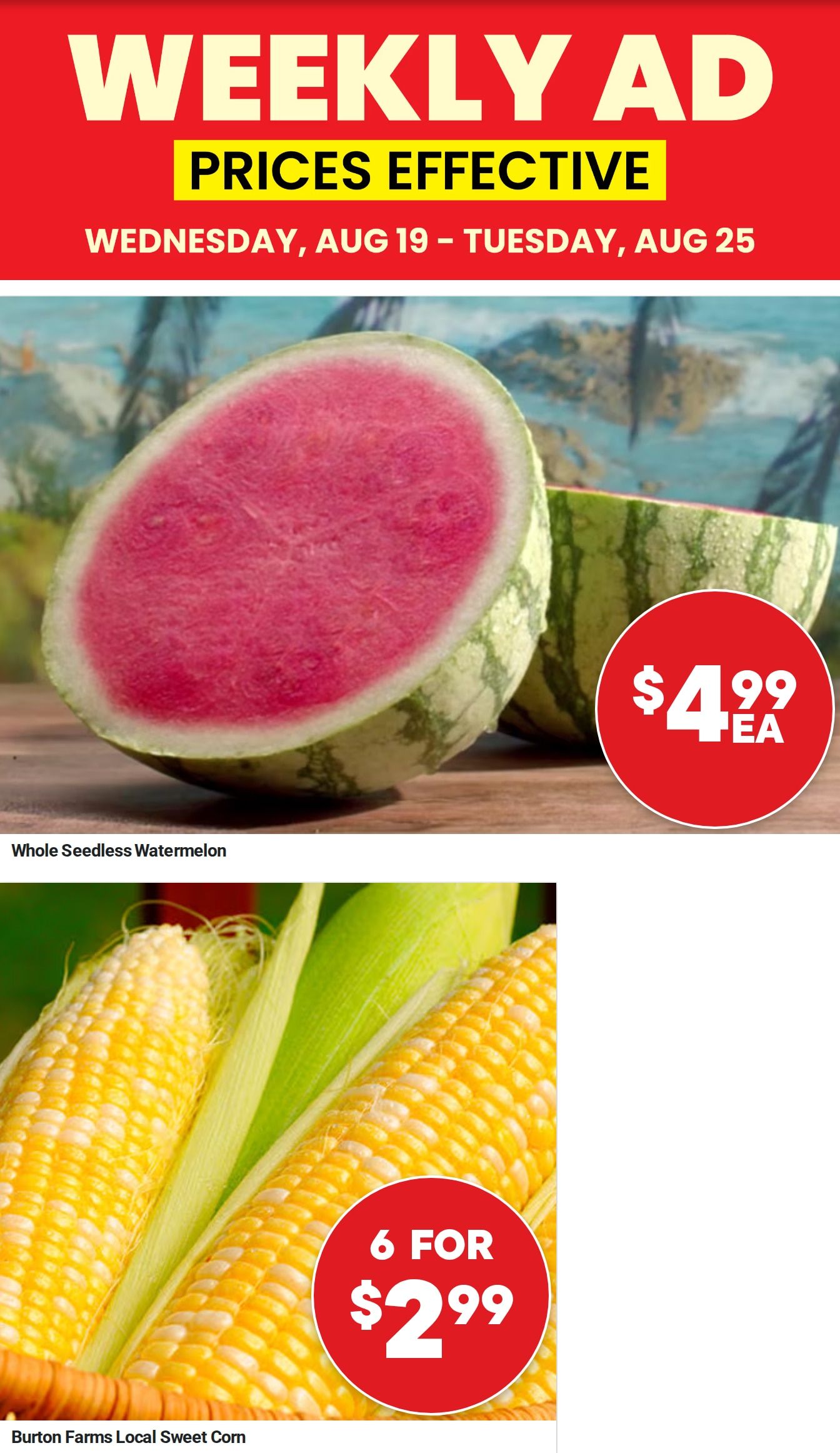 Harvest Fare (Fallston, MD) Weekly Ad August 19 - 25, 2026