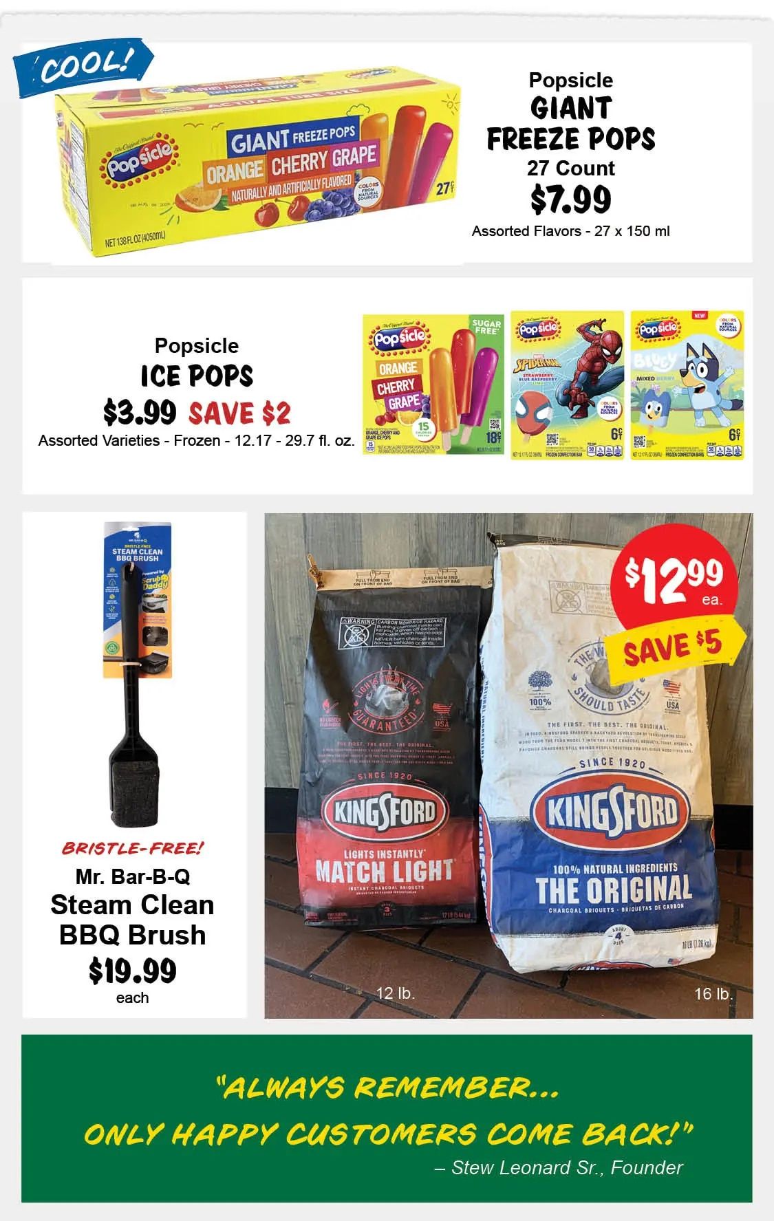 Stew Leonard's Weekly Ad August 19 - 25, 2026
