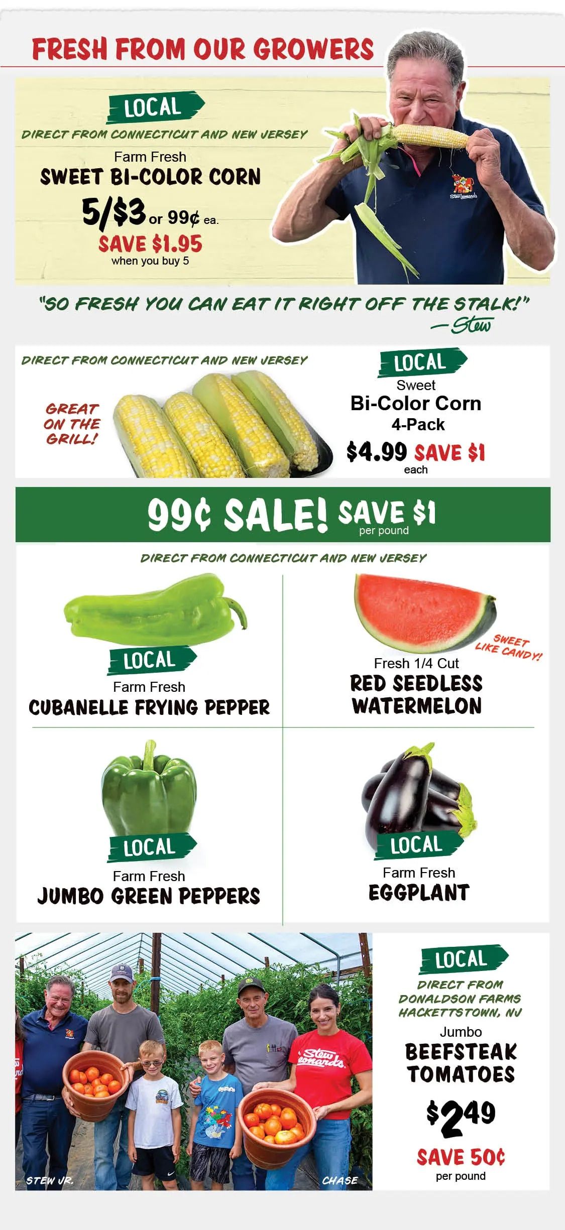 Stew Leonard's Weekly Ad August 19 - 25, 2026