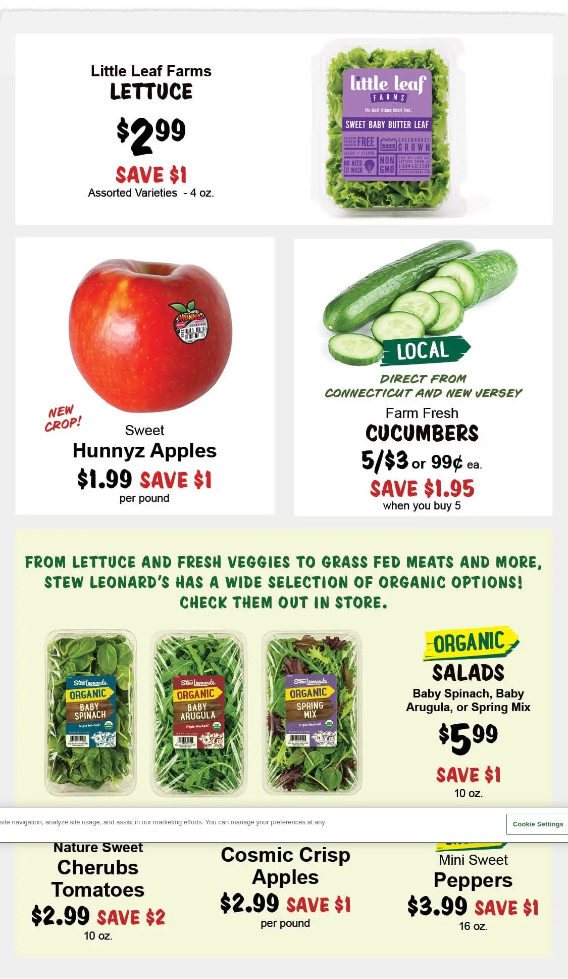 Stew Leonard's Weekly Ad August 19 - 25, 2026