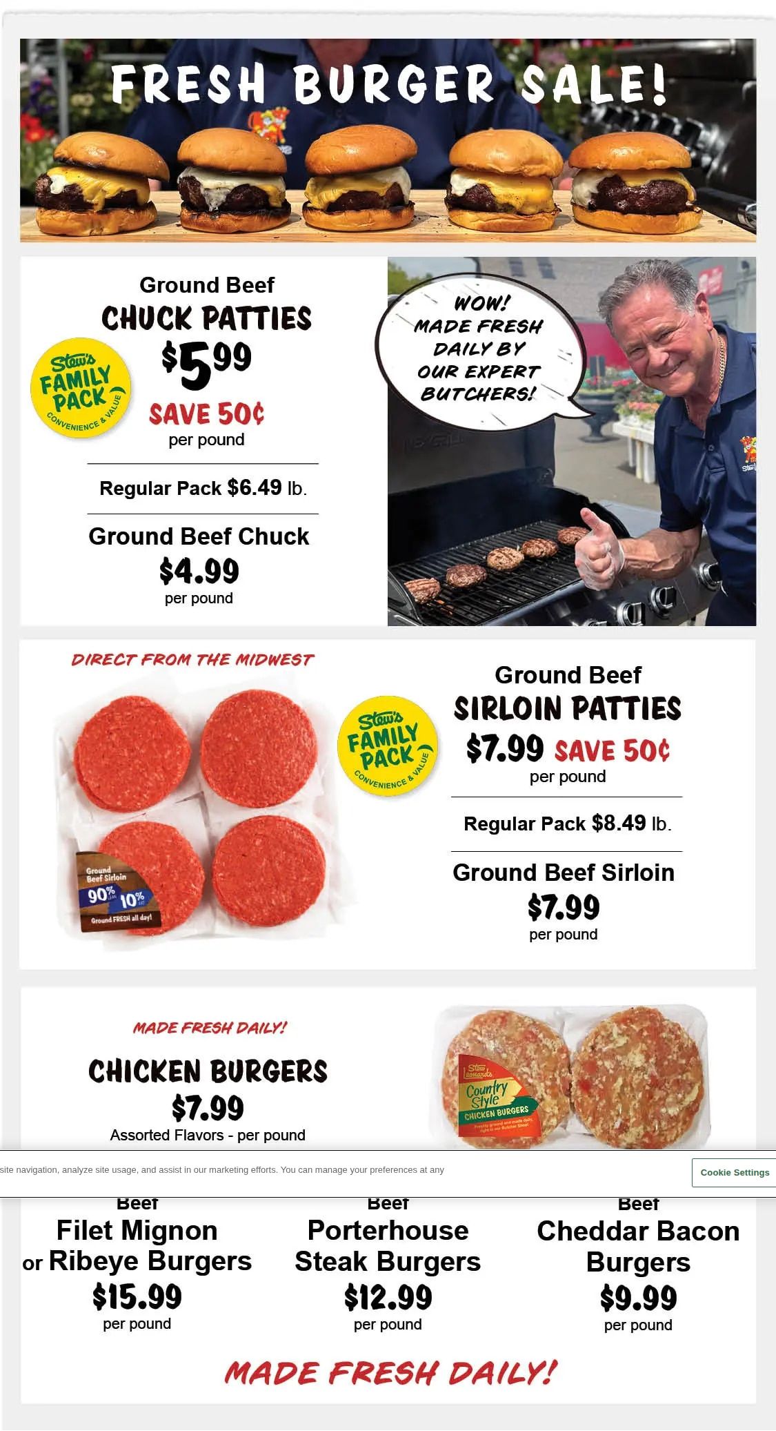 Stew Leonard's Weekly Ad August 19 - 25, 2026