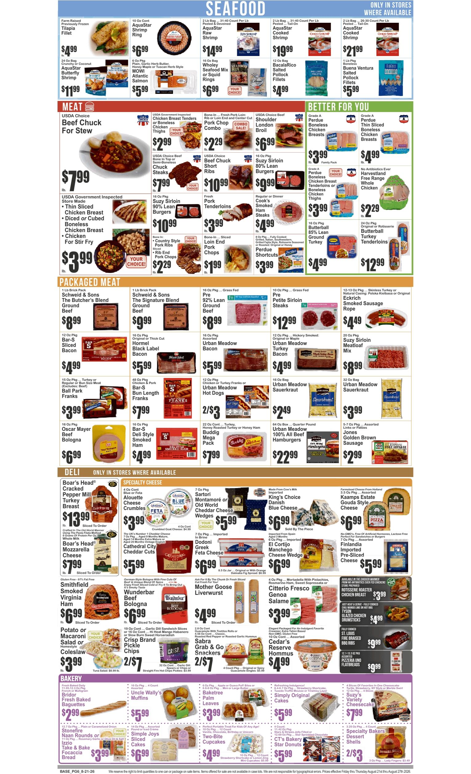 Food Universe (1559 Flatbush Avenue, Brooklyn, NY) Weekly Ad August 21 - 27, 2026