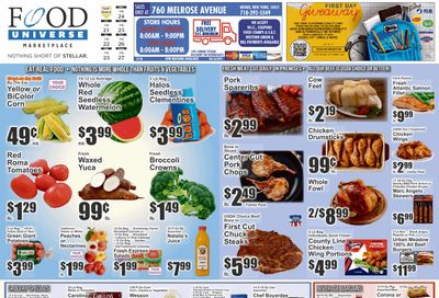 Food Universe (760 Melrose Ave., Bronx, NY) Weekly Ad August 21 - 27, 2026