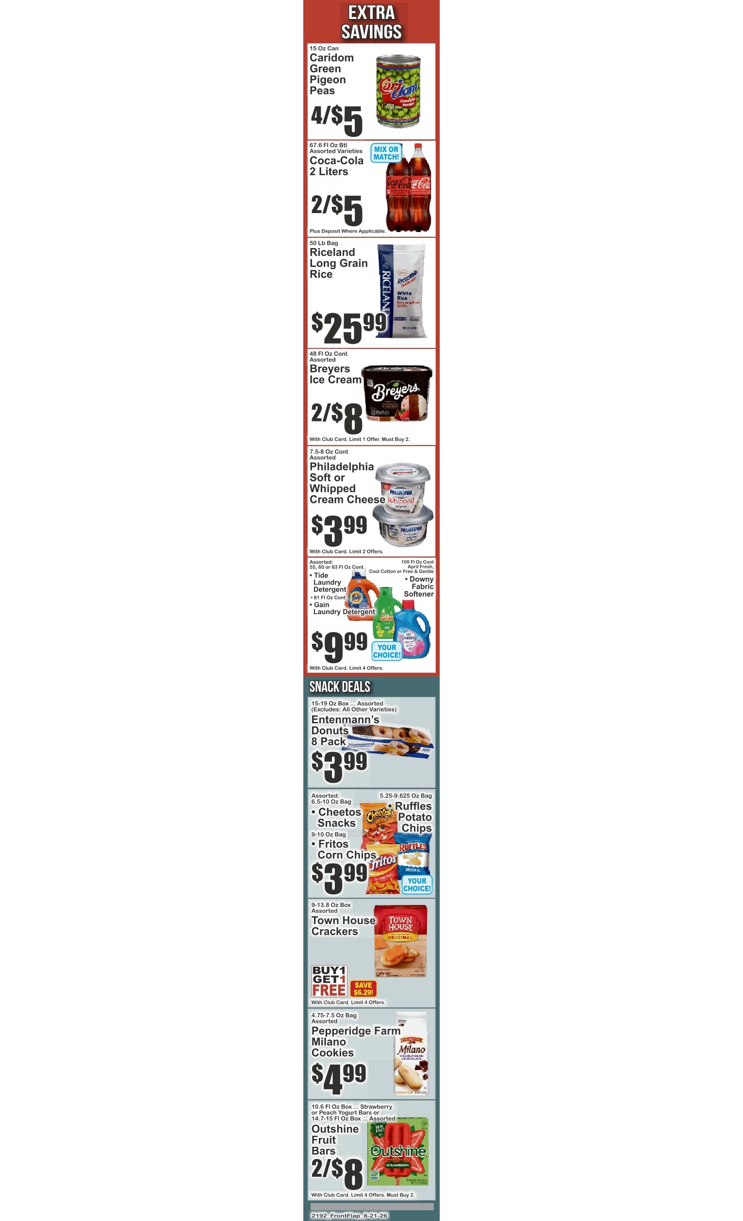 Food Universe (82 W. Kingsbridge Rd., Bronx, NY) Weekly Ad August 21 - 27, 2026