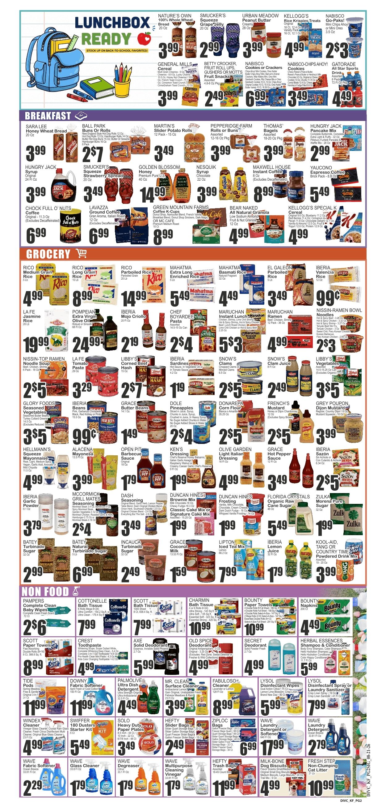 Food Universe (Lakeland, FL) Weekly Ad August 21 - 27, 2026