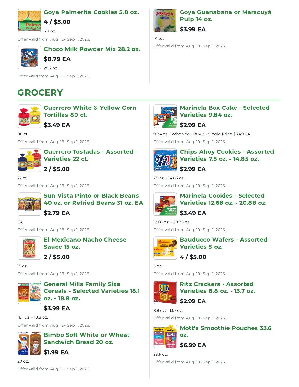 Northgate Market Weekly Ad August 19 - September 1, 2026