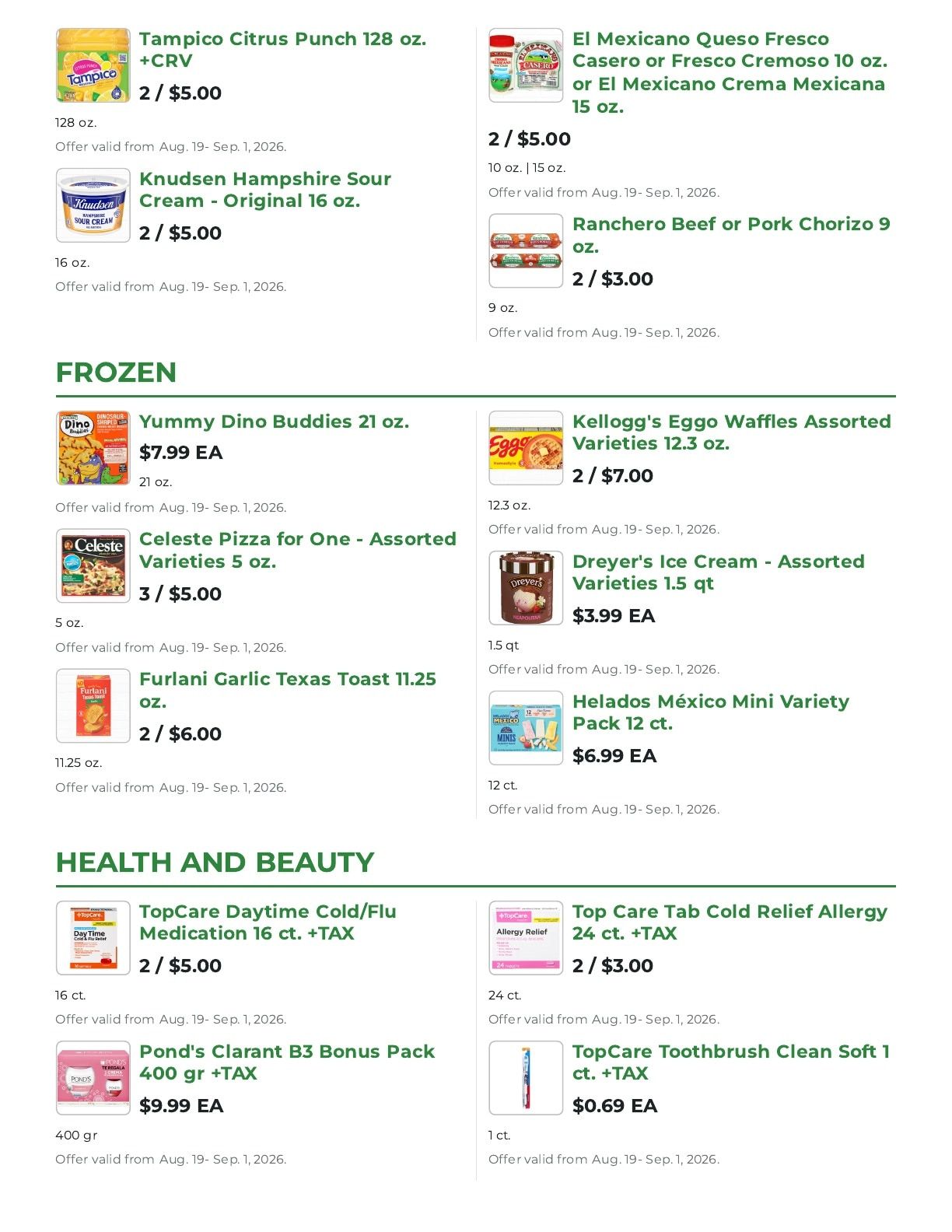 Northgate Market Weekly Ad August 19 - September 1, 2026