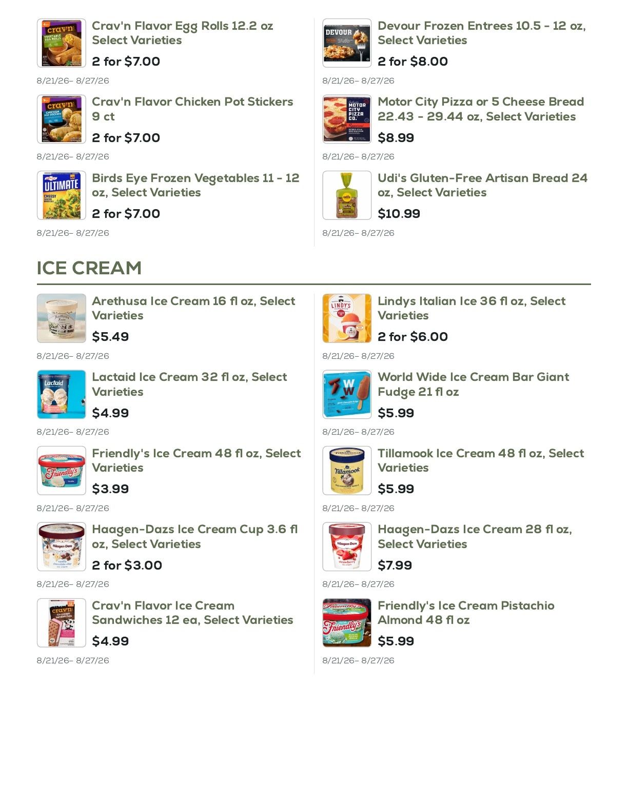 Geissler's Supermarket Weekly Ad August 21 - 27, 2026