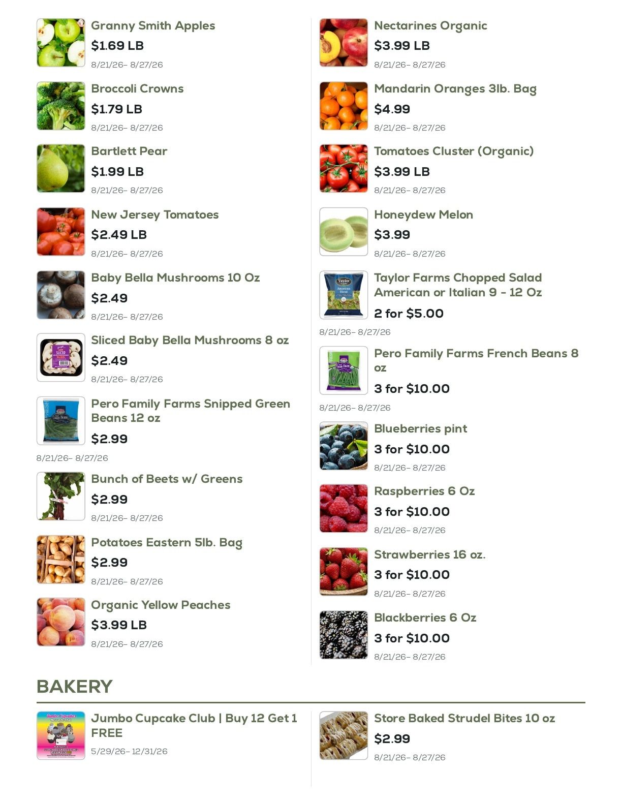 Geissler's Supermarket Weekly Ad August 21 - 27, 2026