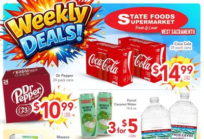 State Foods Supermarket (West Sacramento, CA) Weekly Ad August 19 - 25, 2026