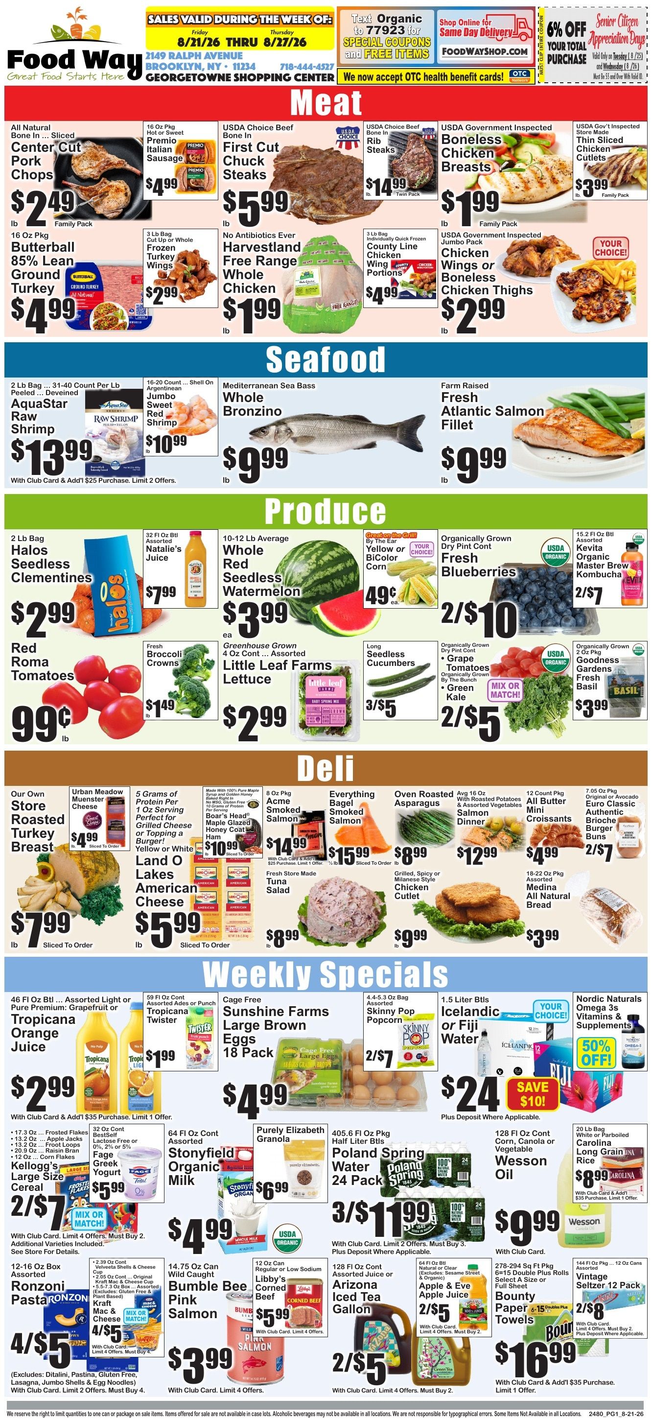 Food Way Weekly Ad August 21 - 27, 2026