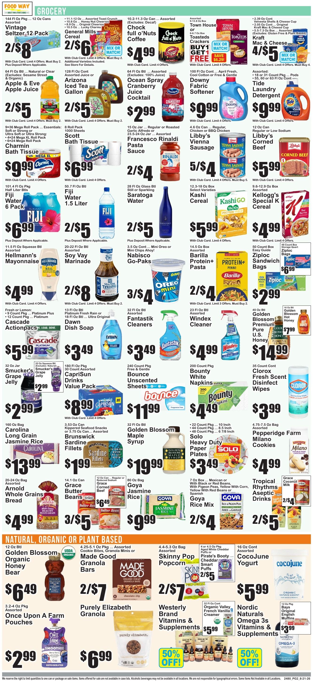 Food Way Weekly Ad August 21 - 27, 2026