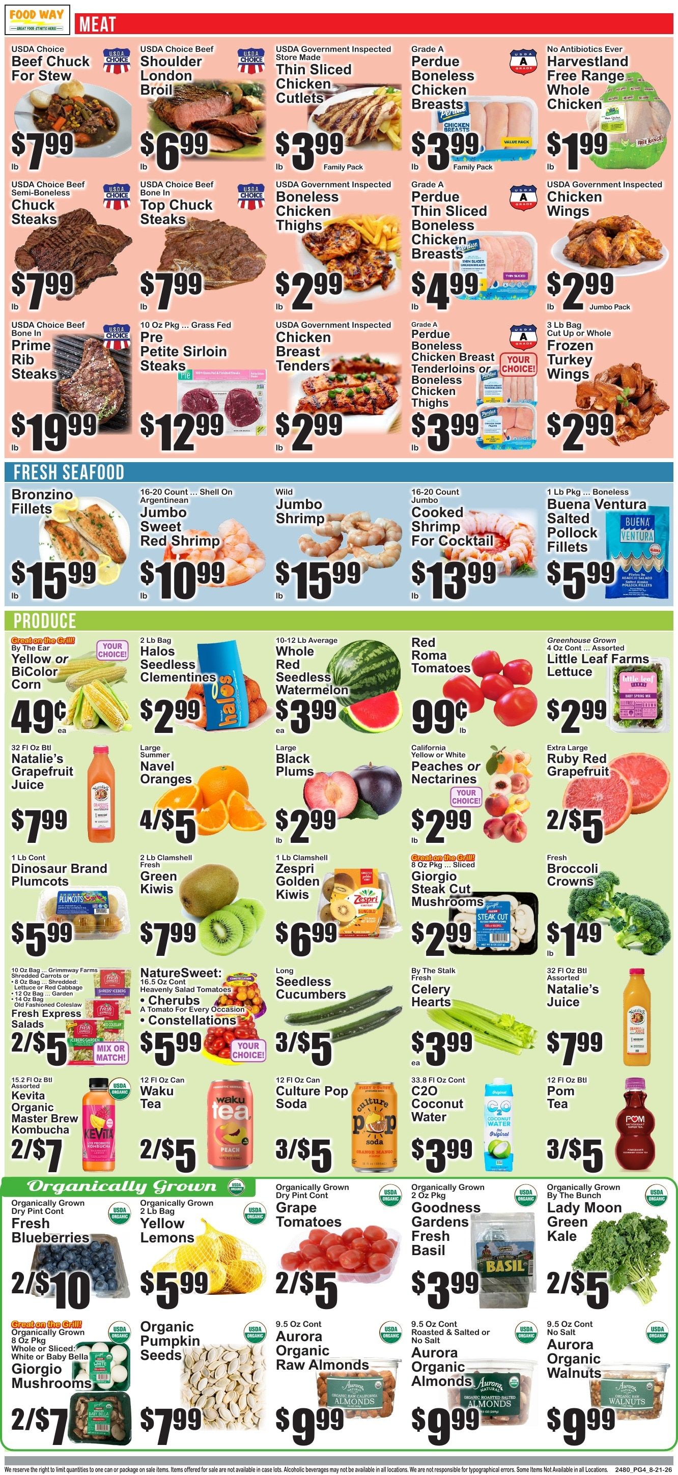 Food Way Weekly Ad August 21 - 27, 2026