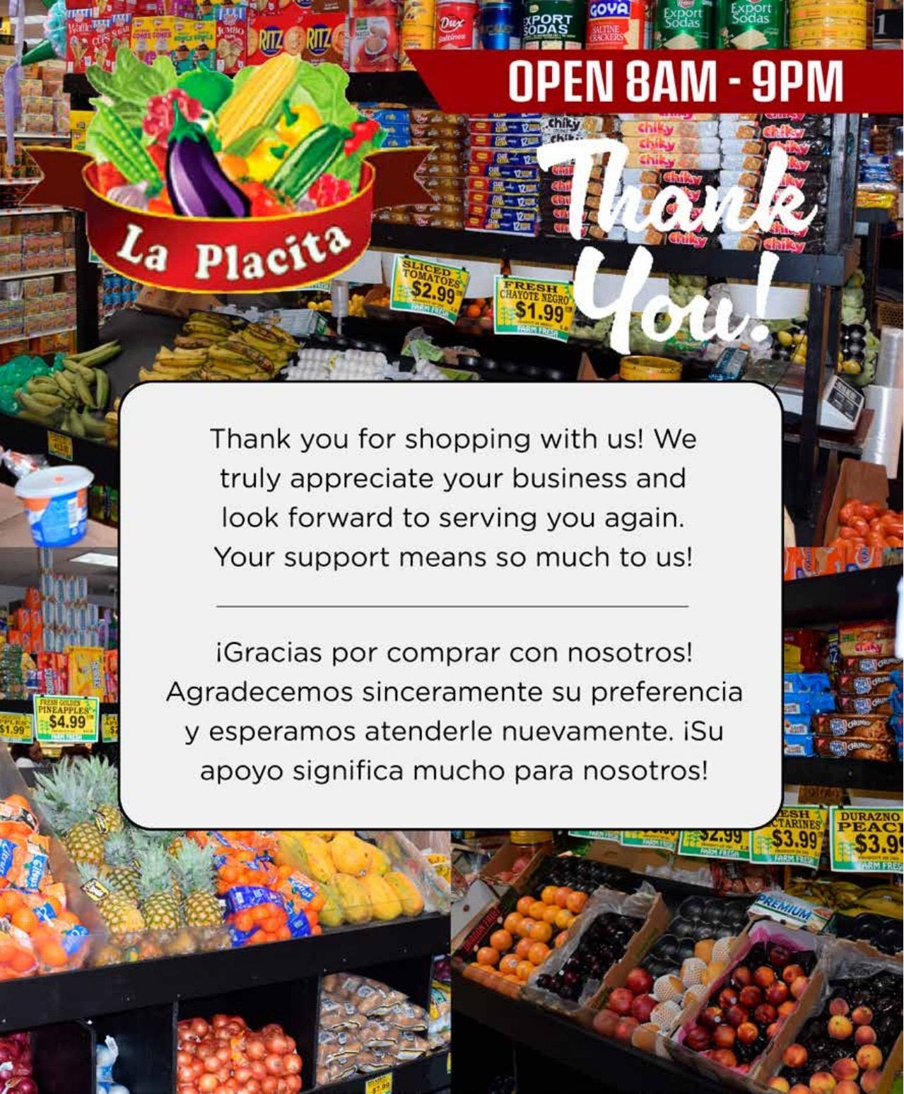 La Placita Fresh Market Weekly Ad August 21 - 27, 2026