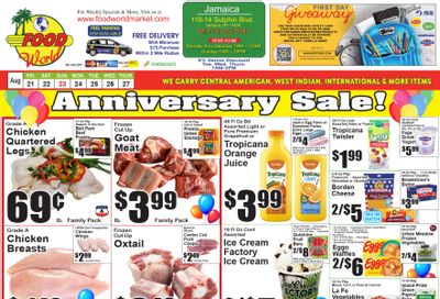 Food World Supermarket Weekly Ad August 21 - 27, 2026