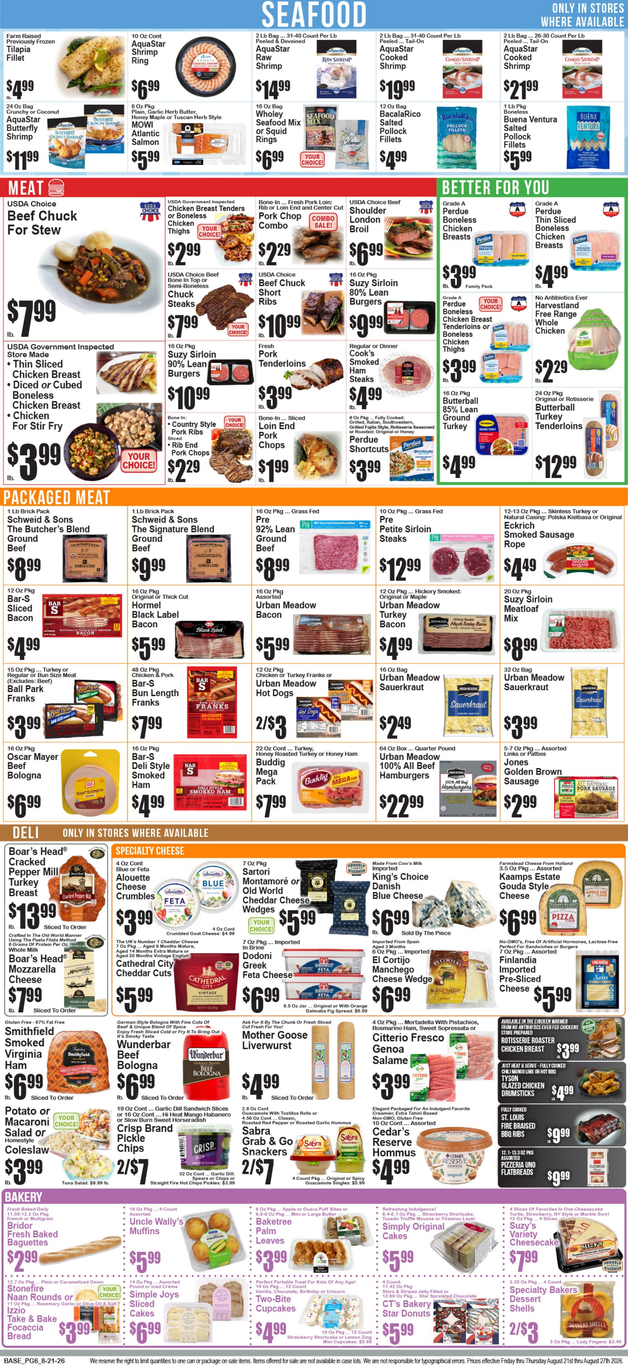 Food World Supermarket Weekly Ad August 21 - 27, 2026