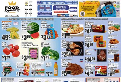 Food Dynasty (1031-1039 Castleton Avenue, Staten Island, NY) Key Food Weekly Ad August 21 - 27, 2026