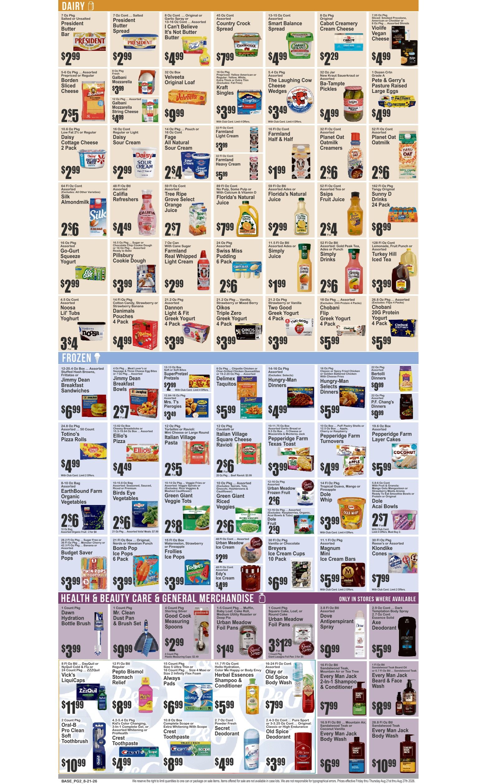 Food Dynasty (1071 Bay Street, Staten Island, NY) Key Food Weekly Ad August 21 - 27, 2026