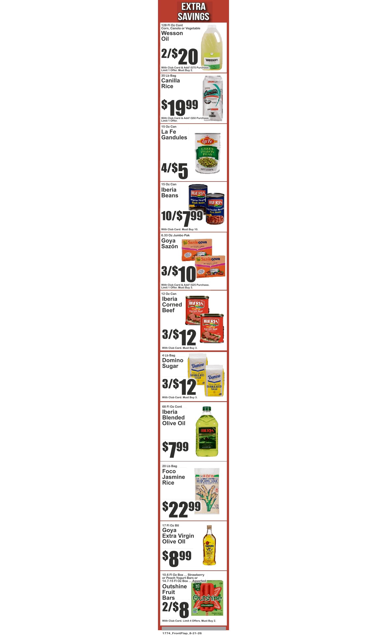 Food Dynasty (Bronx, NY) Key Food Weekly Ad August 21 - 27, 2026