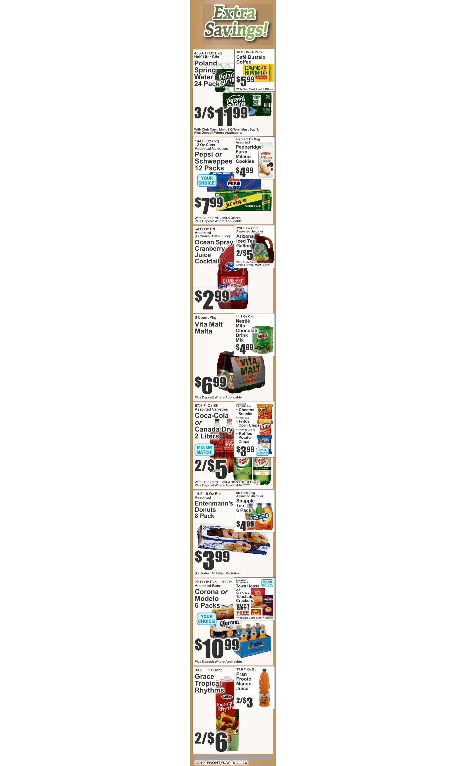Food World Supermarket (4209 Avenue D, Brooklyn, NY) Key Food Weekly Ad August 21 - 27, 2026
