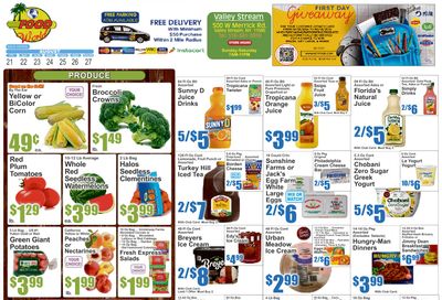 Food World Supermarket (Valley Stream, NY) Key Food Weekly Ad August 21 - 27, 2026