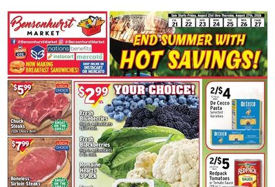 Bensonhurst Market Weekly Ad August 21 - 27, 2026