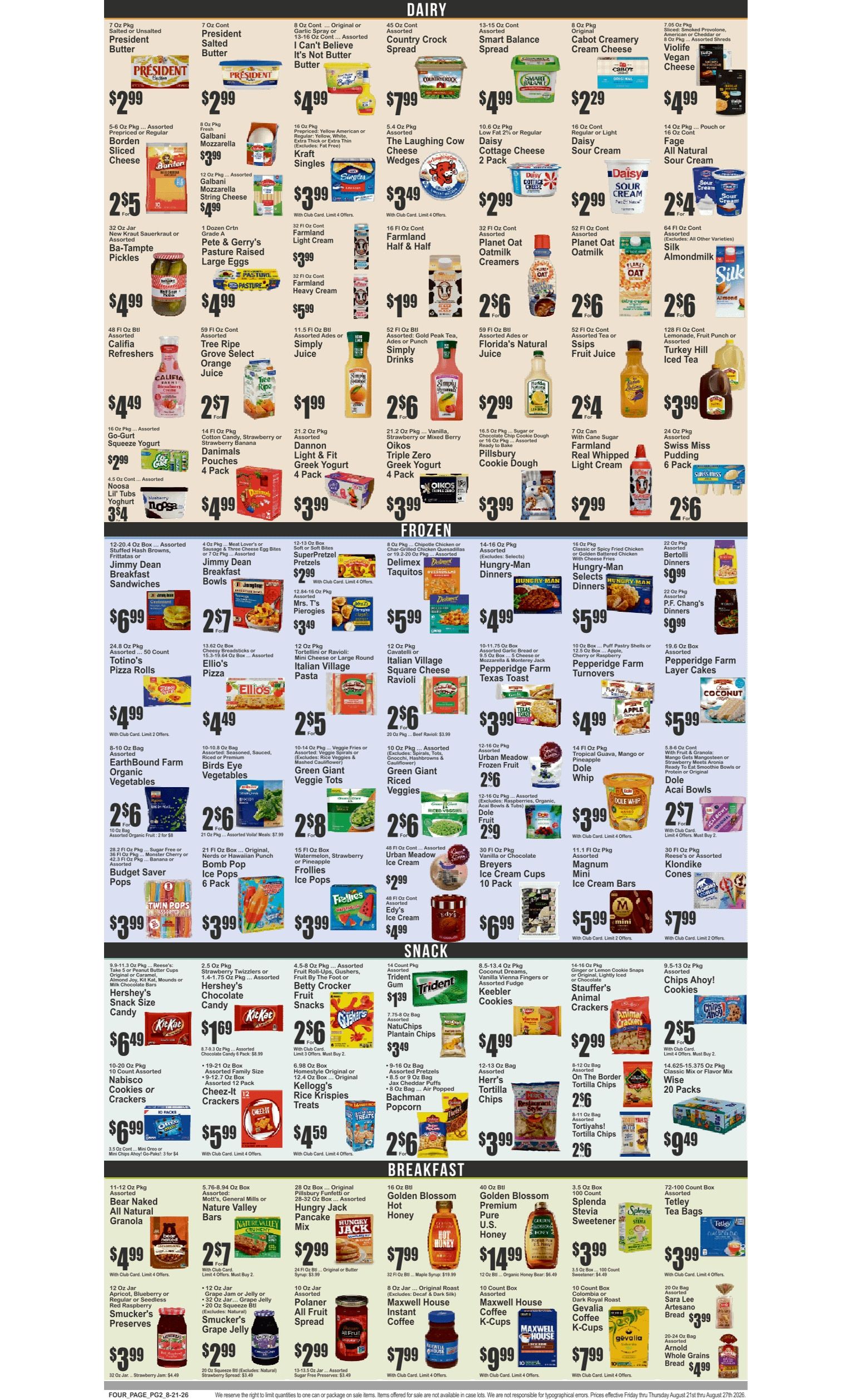 Dumbo Market Key Food Weekly Ad August 21 - 27, 2026