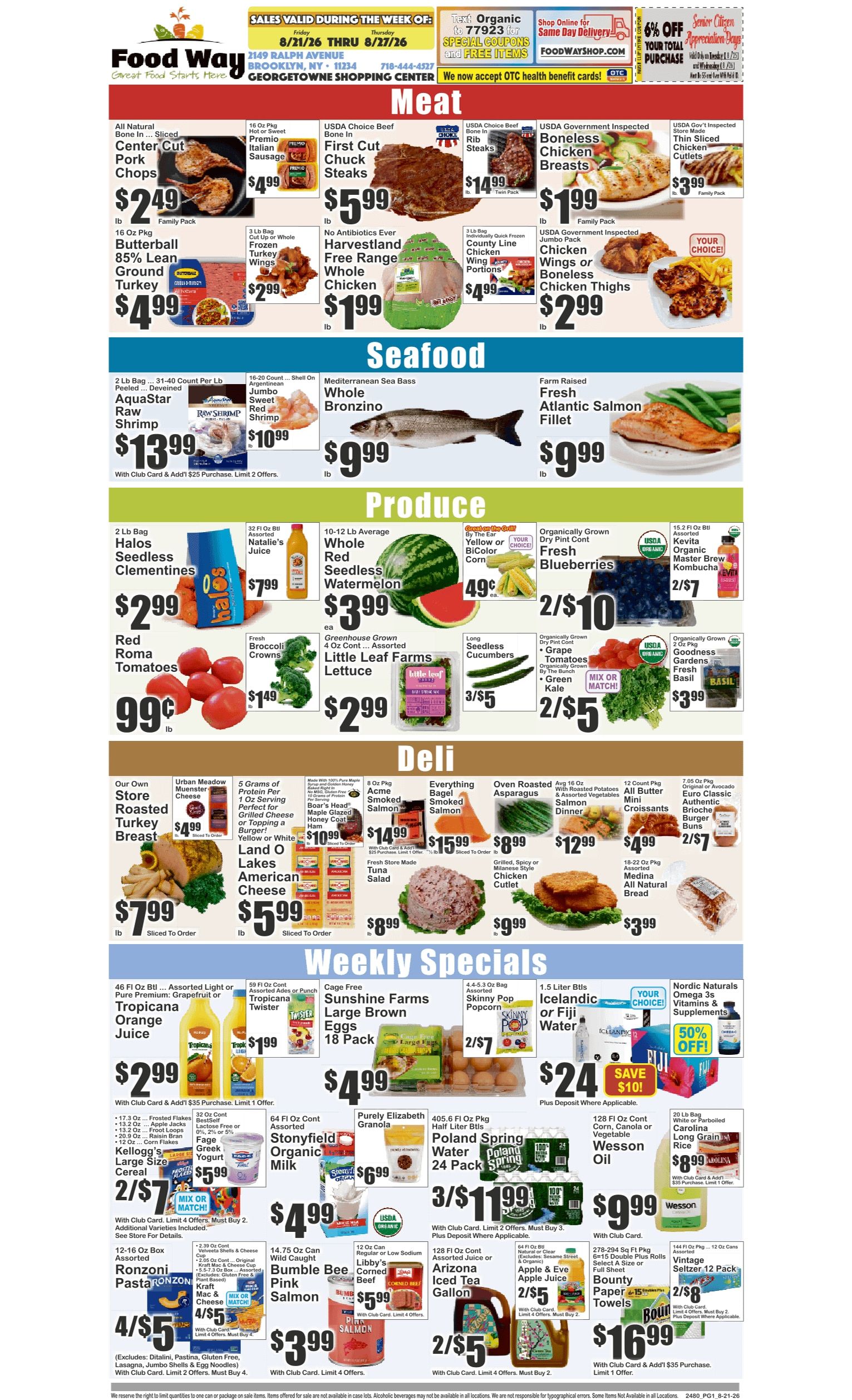 Food Way (2149 Ralph Avenue, Brooklyn, NY) Key Food Weekly Ad August 21 - 27, 2026