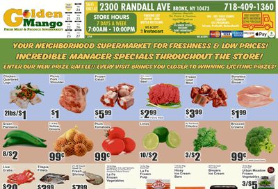 Golden Mango (2300 Randall Avenue, Bronx, NY) Key Food Weekly Ad August 21 - 27, 2026