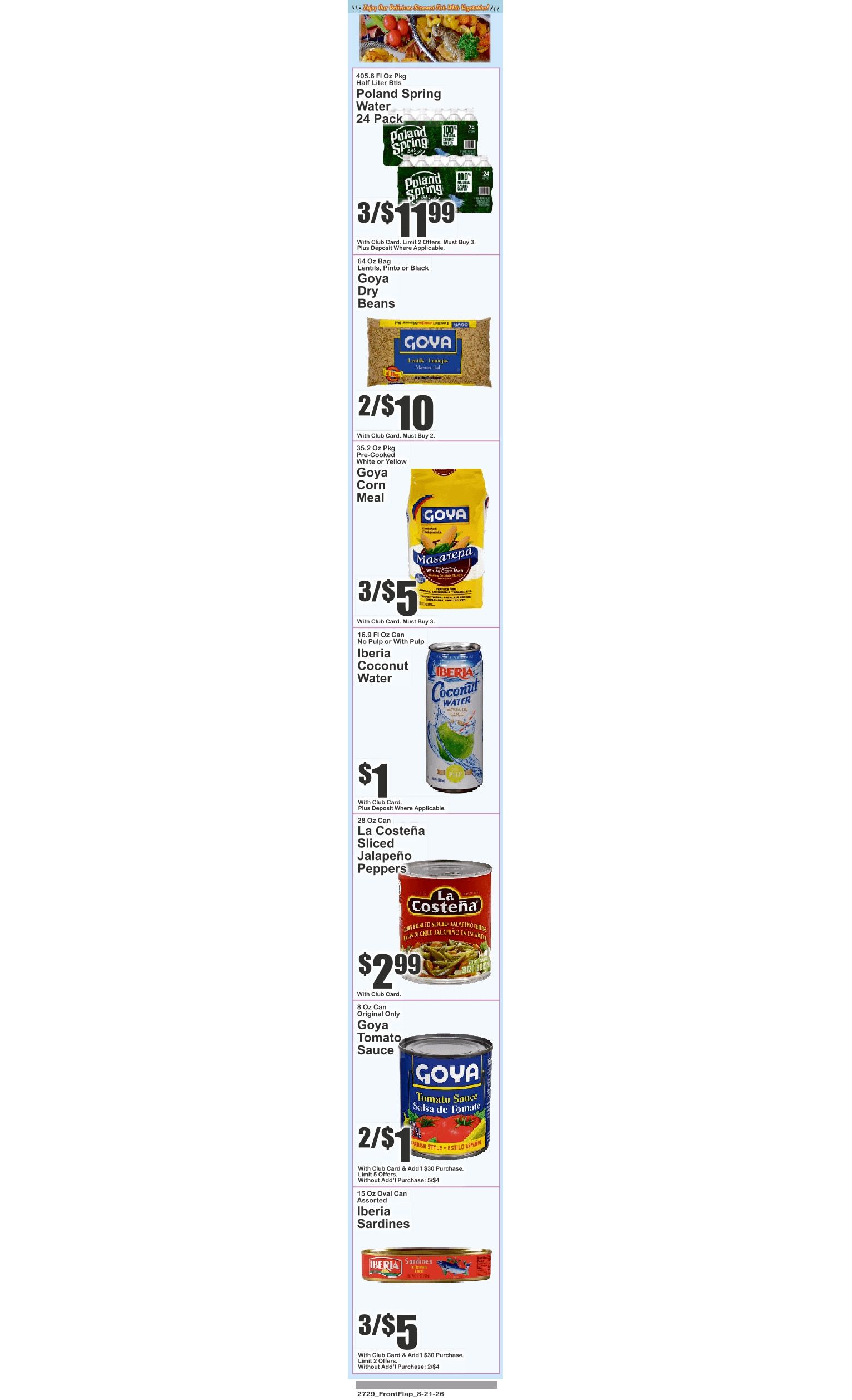 Golden Mango (2300 Randall Avenue, Bronx, NY) Key Food Weekly Ad August 21 - 27, 2026