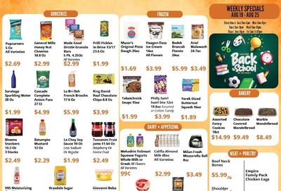 Glatt Mart Weekly Ad August 19 - 25, 2026