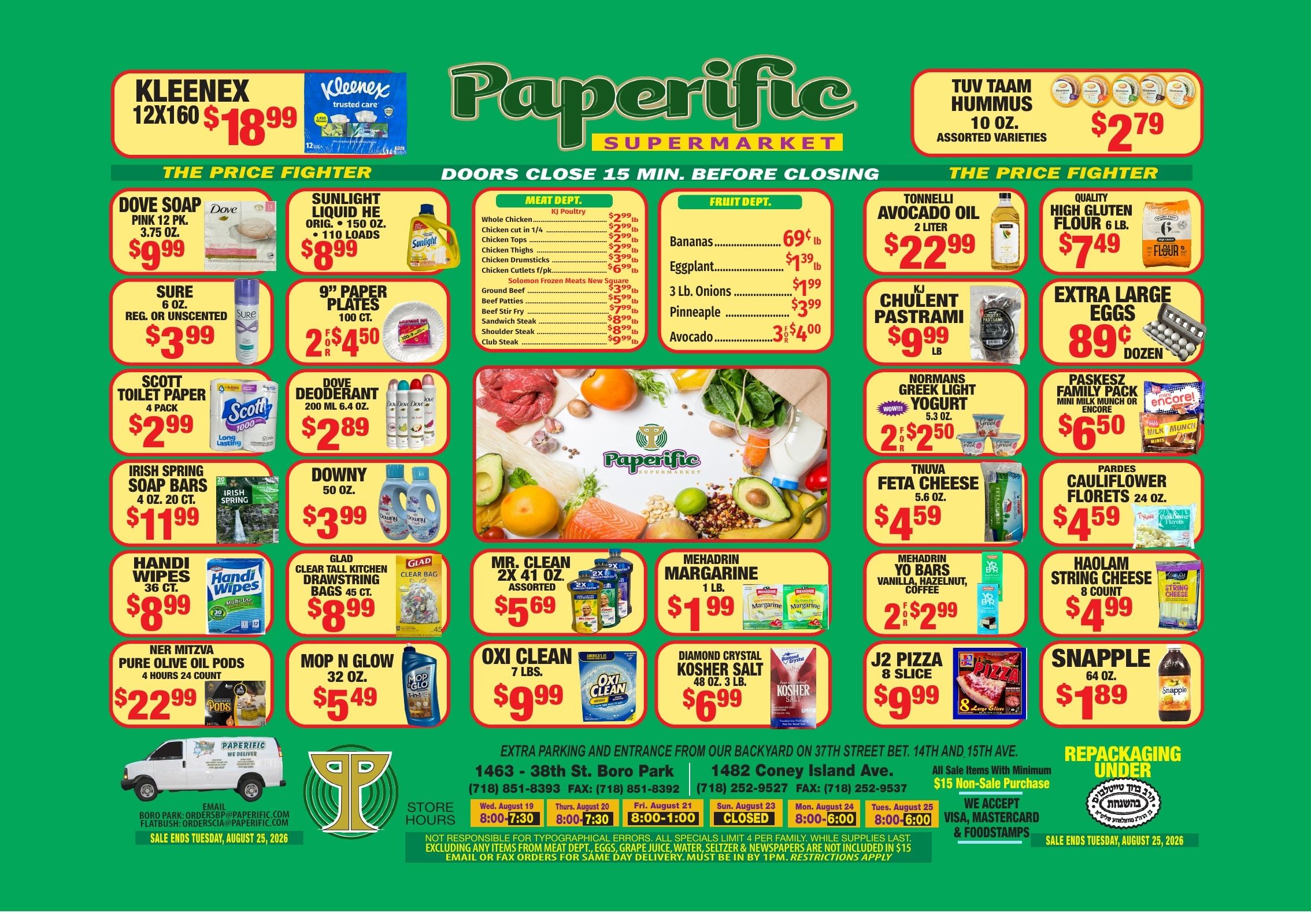 Paperific (1482 Coney Island Avenue, Brooklyn, NY) Weekly Ad August 19 - 25, 2026