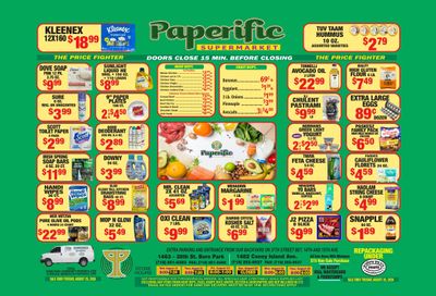 Paperific (1482 Coney Island Avenue, Brooklyn, NY) Weekly Ad August 19 - 25, 2026