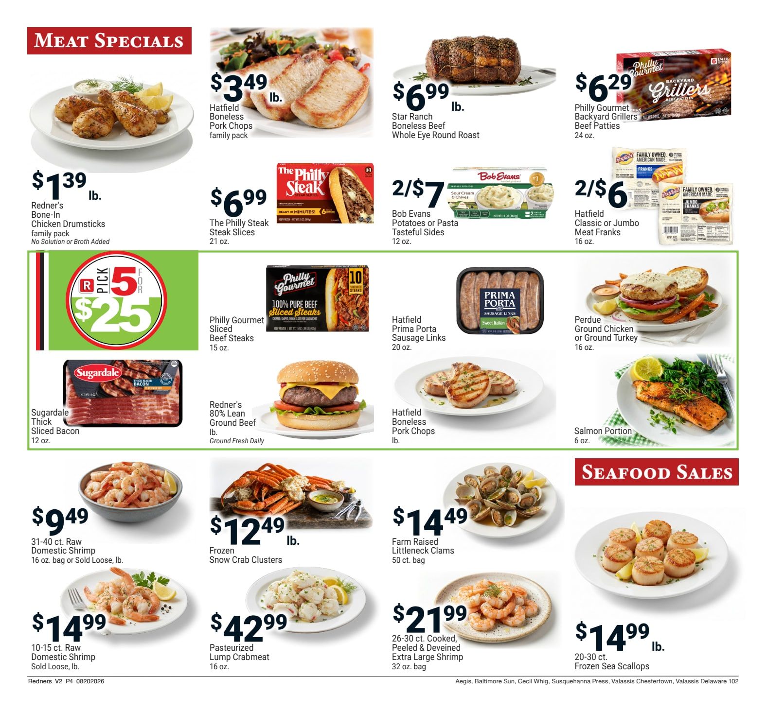 Redner's Markets (Camden and other locations, DE) Weekly Ad August 20 - 26, 2026