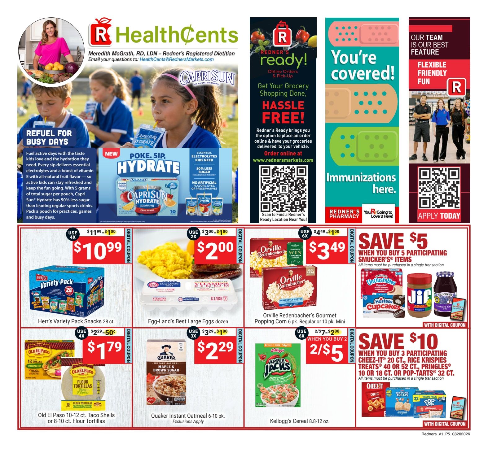 Redner's Markets (Camden and other locations, DE) Weekly Ad August 20 - 26, 2026