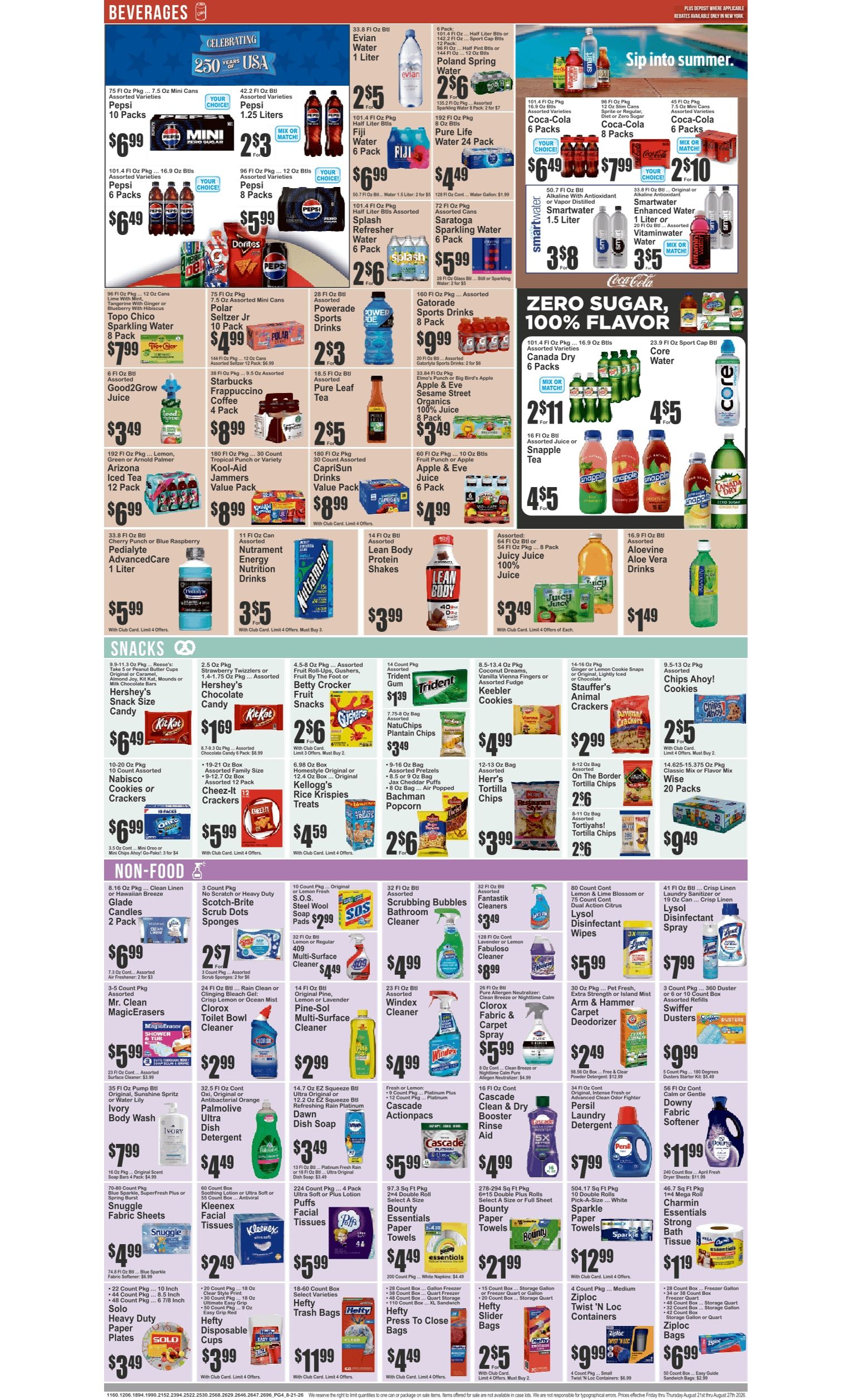 The Food Emporium (460 County Road 520, Marlboro, NJ) Food Emporium Weekly Ad August 21 - 27, 2026