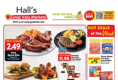 Hall's Great Valu Weekly Ad August 19 - 25, 2026