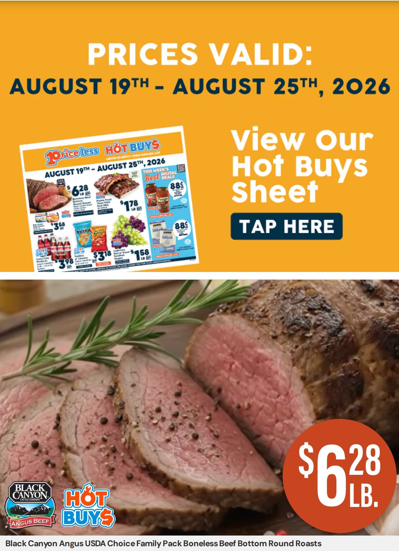 Price Less IGA Weekly Ad August 19 - 25, 2026