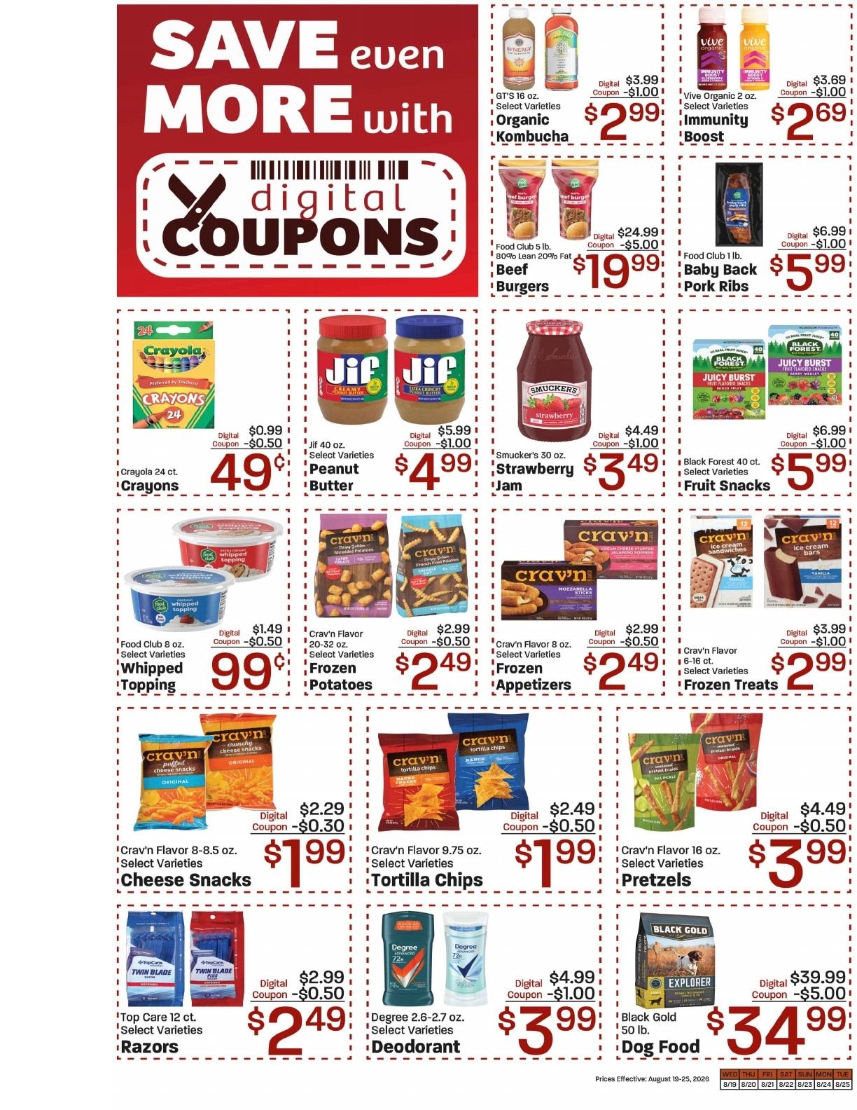 Benedict's Market Weekly Ad August 19 - 25, 2026