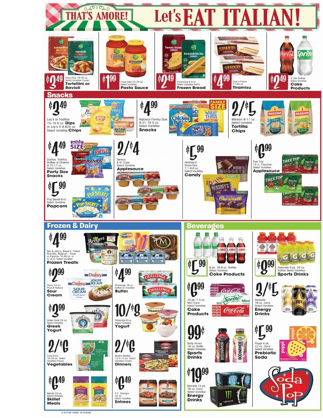 Joe's Food Center Weekly Ad August 19 - 25, 2026