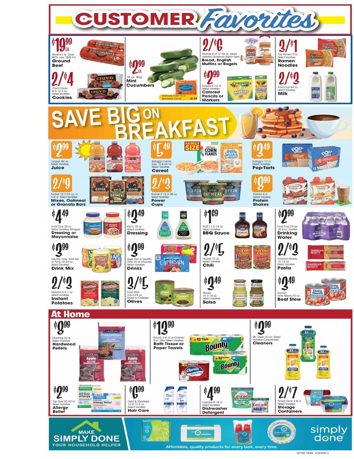 Joe's Food Center Weekly Ad August 19 - 25, 2026