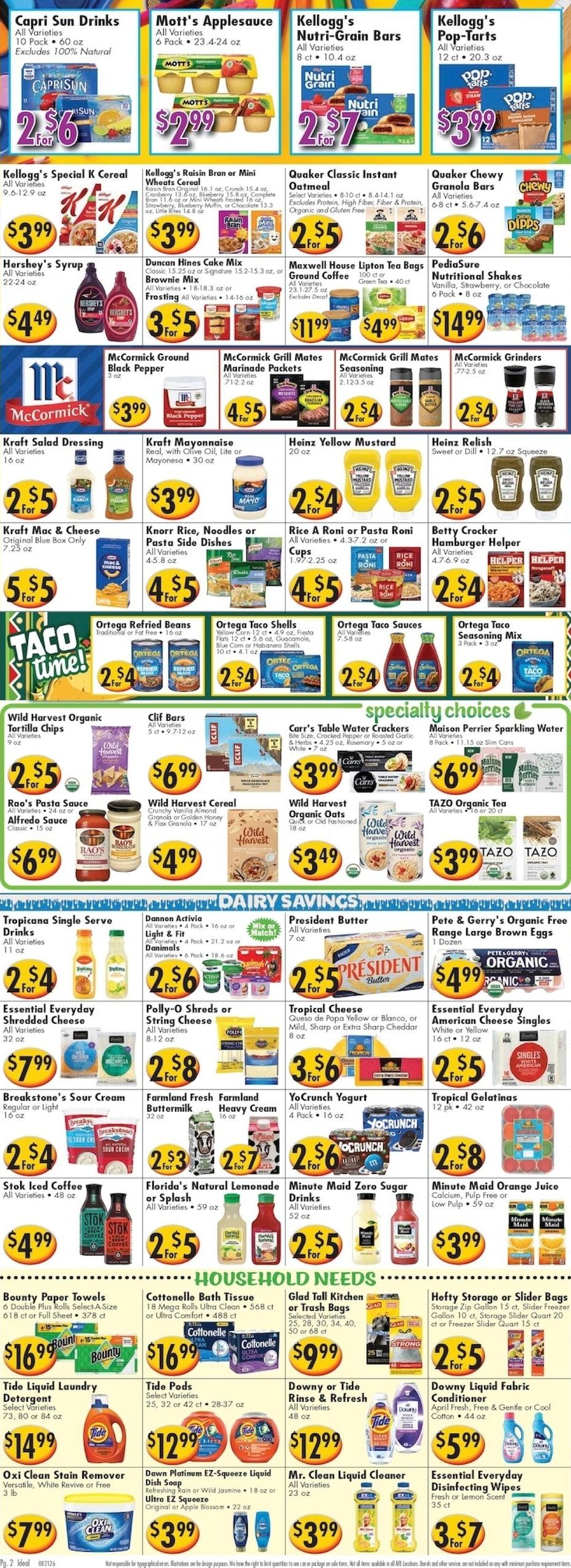 Putnam Lake Market Weekly Ad August 21 - 21, 2026
