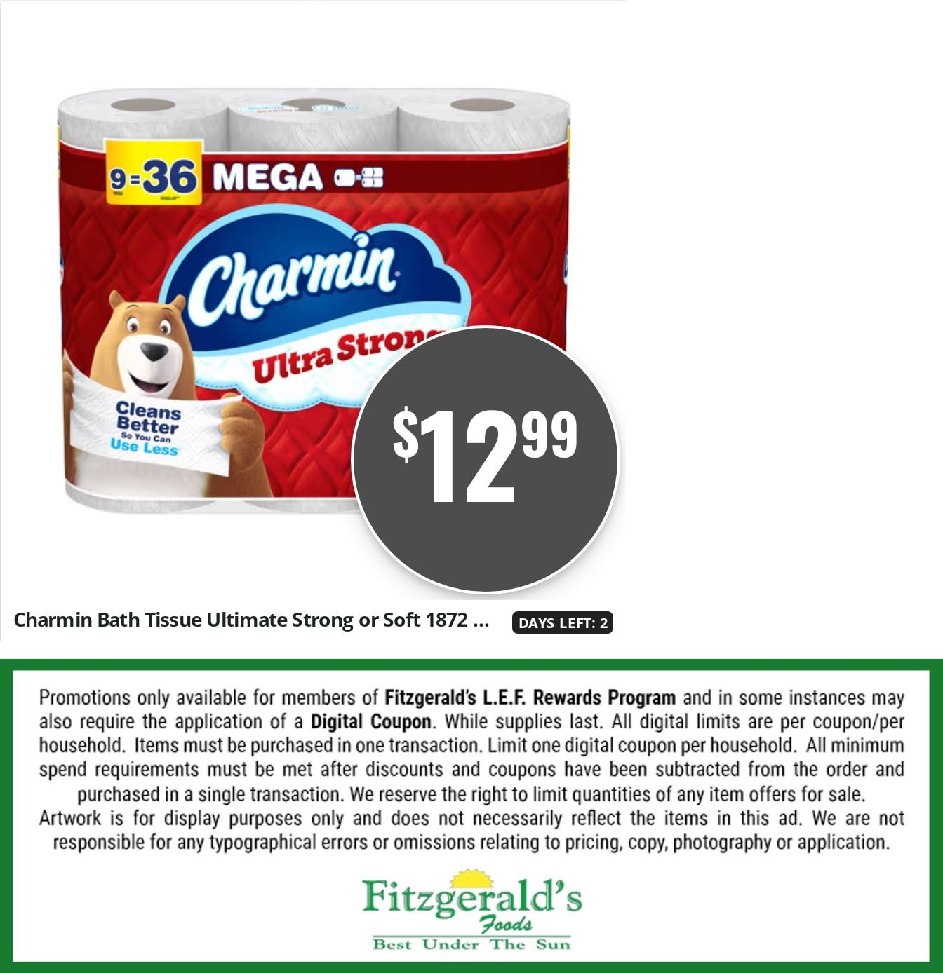 Fitzgerald's Foods Weekly Ad August 21 - 27, 2026
