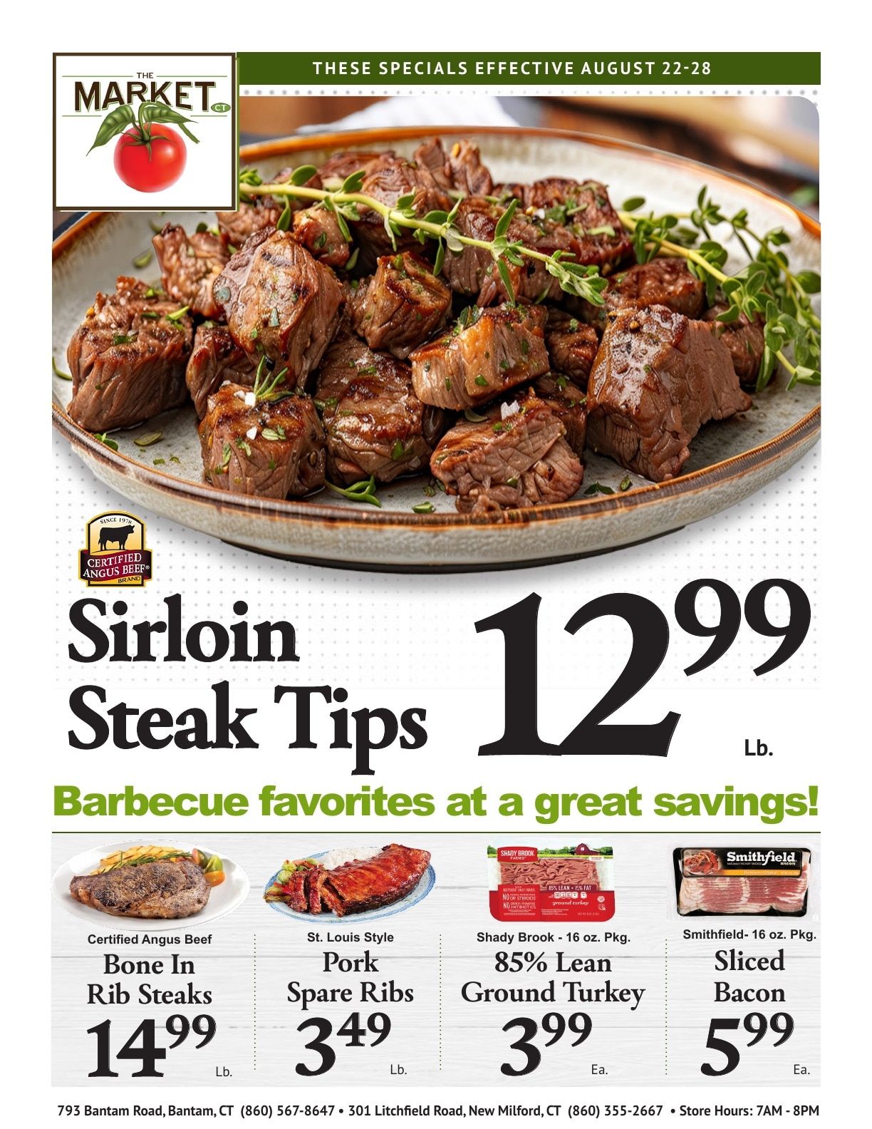 The Market CT Weekly Ad August 22 - 28, 2026