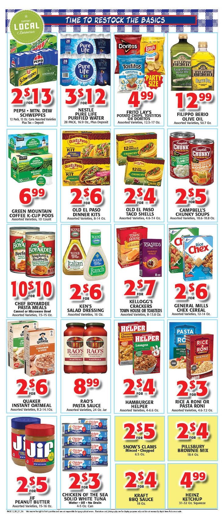 Gnazzo's Food Center Weekly Ad August 19 - 25, 2026
