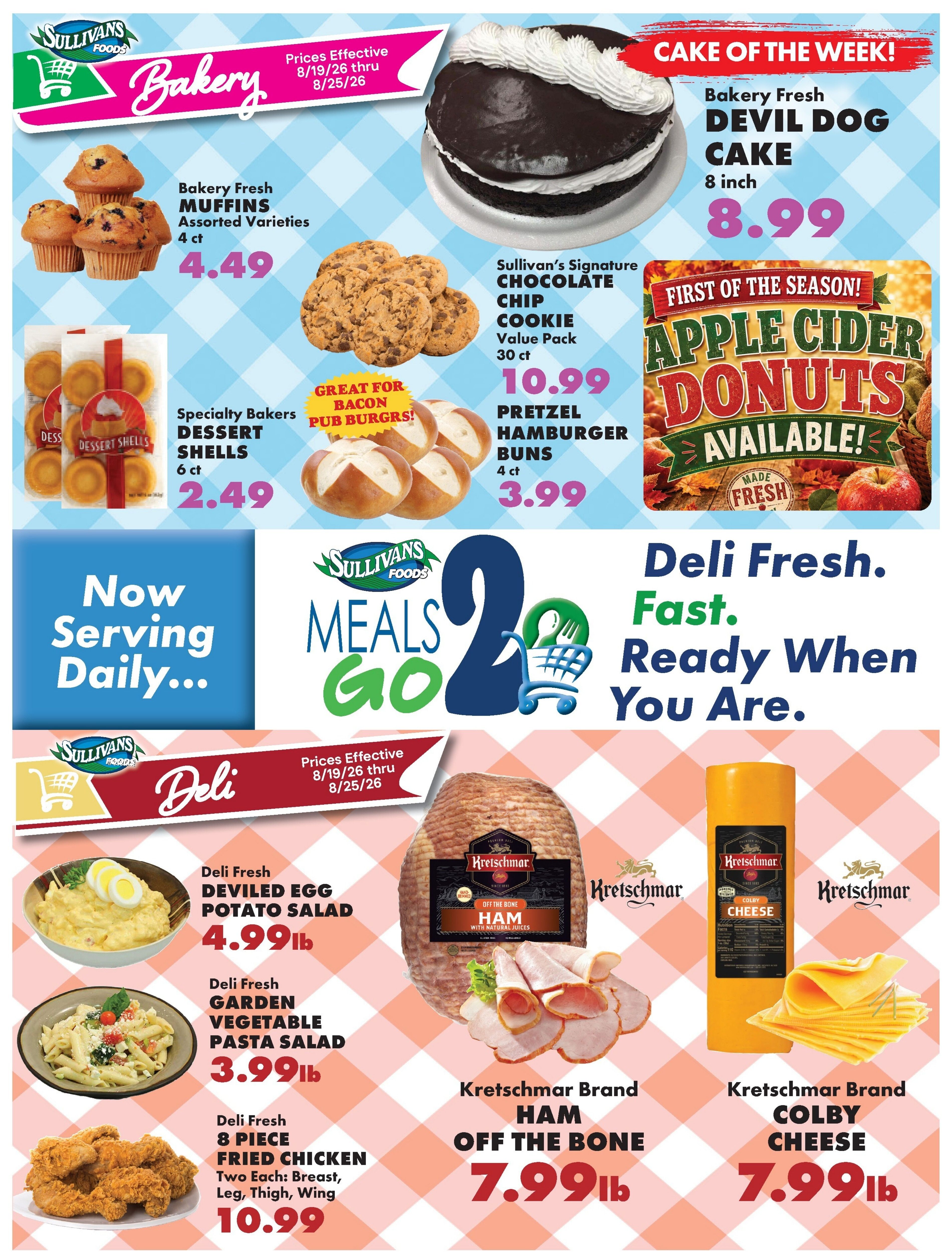 Sullivan's Foods (Freeport and other locations, IL) Weekly Ad August 19 - 26, 2026