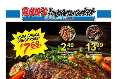 Ron's Supermarket Weekly Ad August 19 - 25, 2026