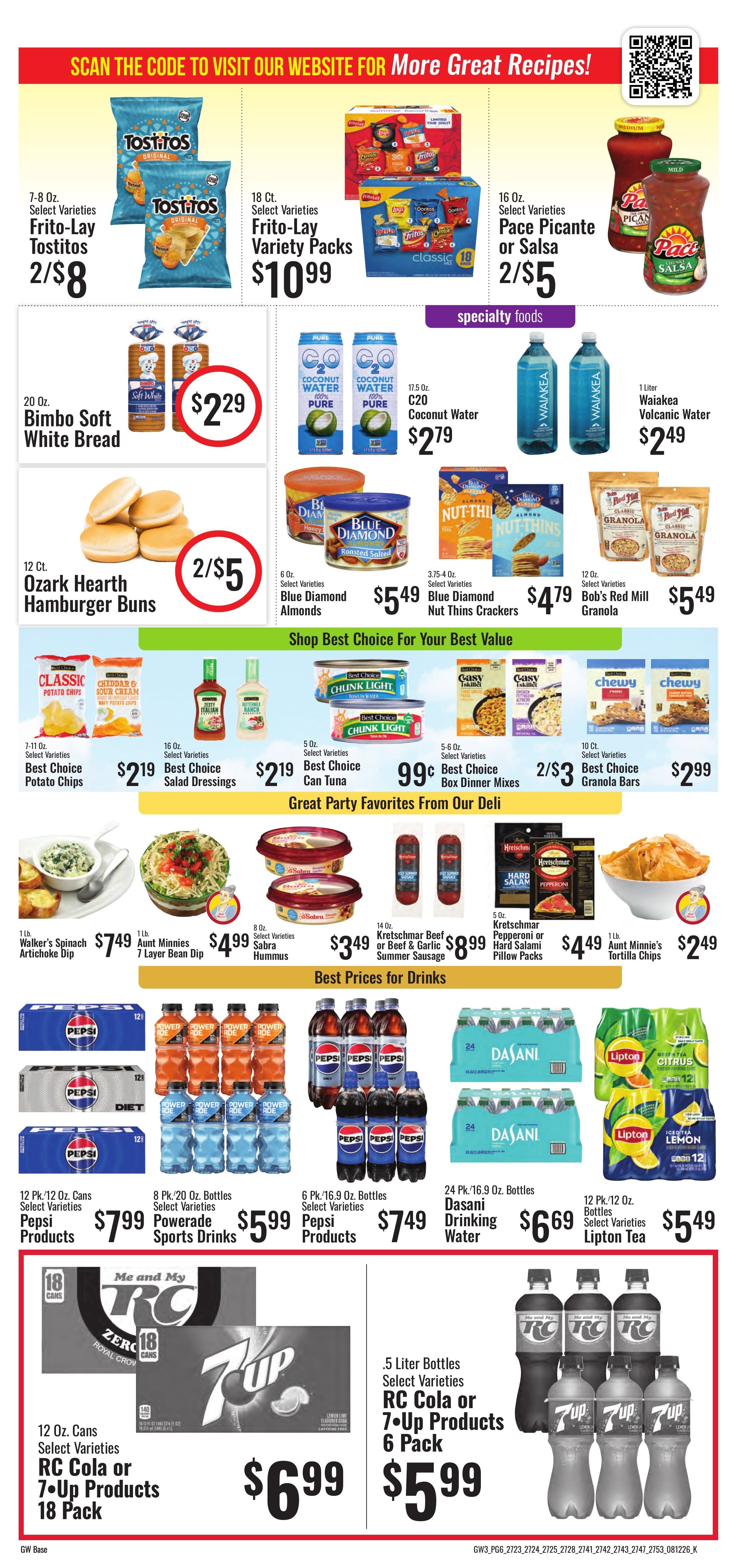 G&W Foods (Eureka, KS) Weekly Ad August 12 - 25, 2026