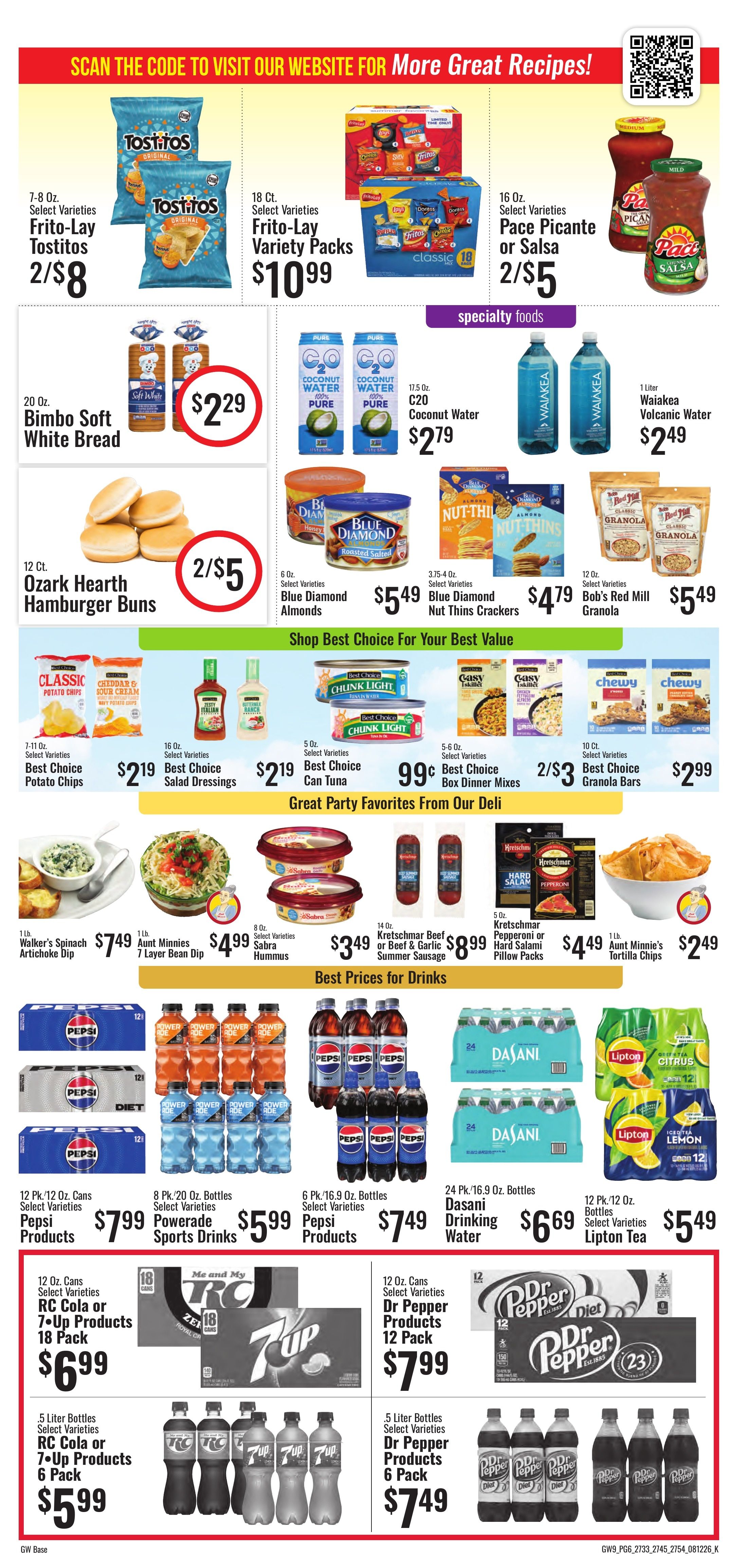 G&W Foods (Girard, KS) Weekly Ad August 12 - 25, 2026